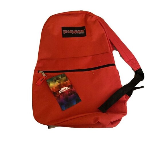TNW Trailmaker Classic 2 Pocket Backpack Red Adjustable Straps - Picture 1 of 6